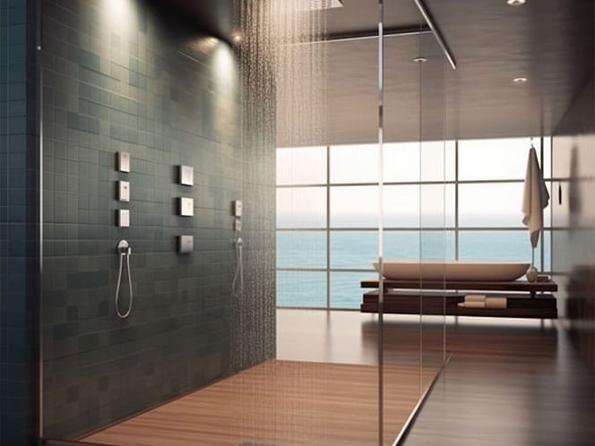 semi-frameless shower screens brisbane