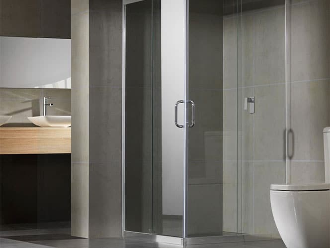 semi-frameless sliding shower screens gold coast