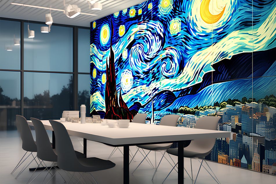 Digitally Printed Glass Feature Walls & Murals