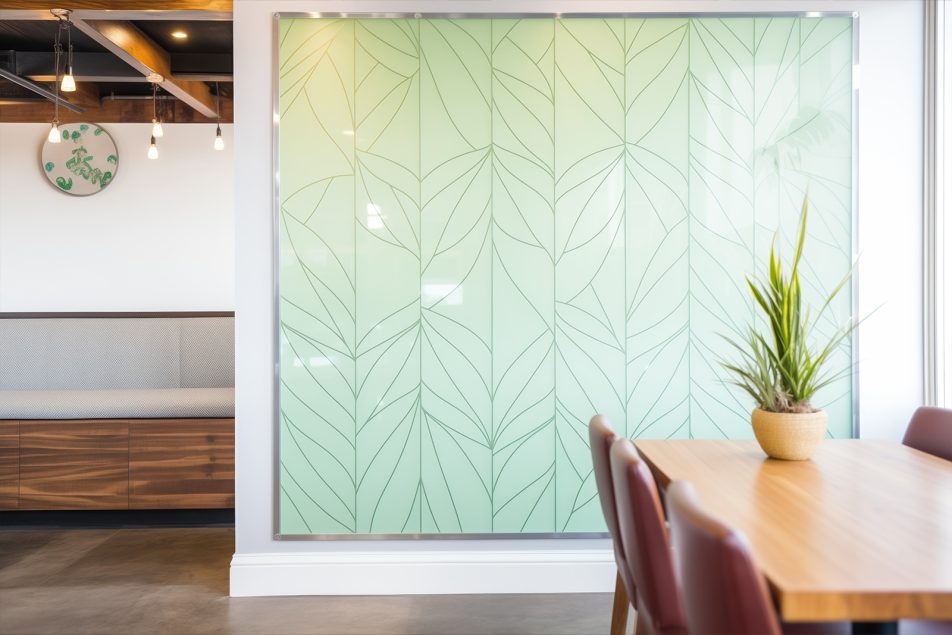 Digitally Printed Glass-Room Dividers