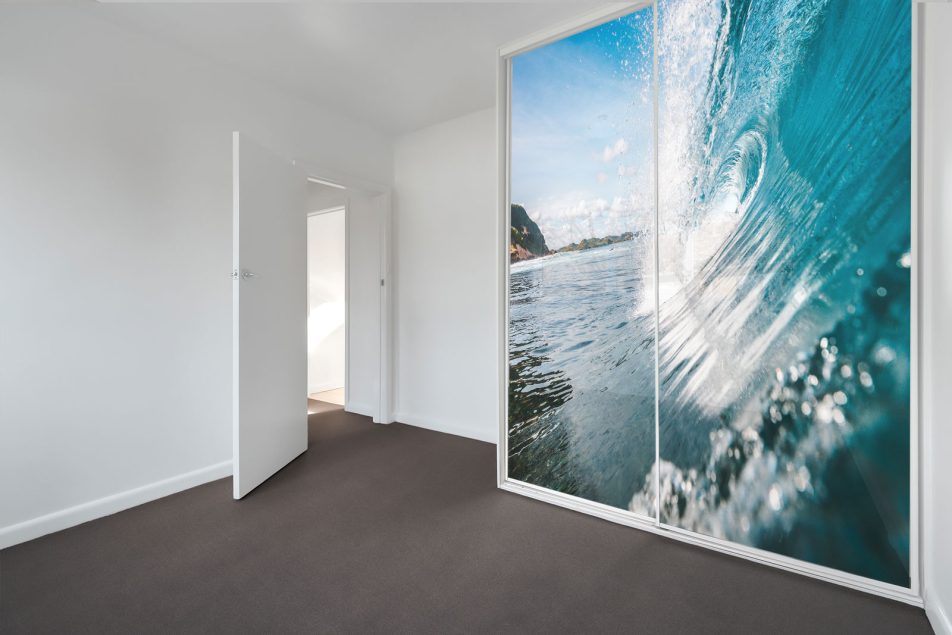 Digitally Printed Sliding Glass Wardrobe Doors