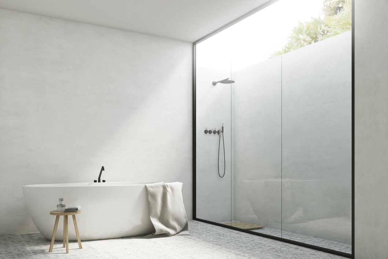 Semi-Framed Shower Screens